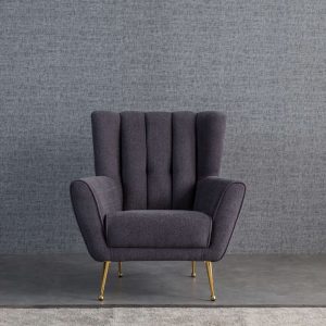 Gianna Mid-Century Modern Tufted French Boucle Armchair