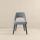 Juliana Mid Century Modern Grey Fabric Dining Chair (Set of 2)