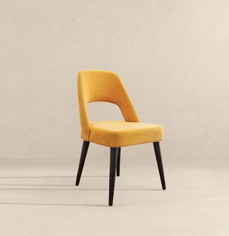 Juliana Mid Century Modern Yellow Fabric Dining Chair (Set of 2)