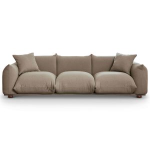 Kely Mid-Century Modern 100'' Boucle Upholstered Sofa