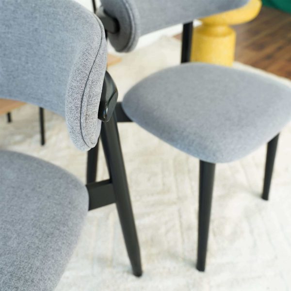 Korbin Grey Fabric Dining Chair