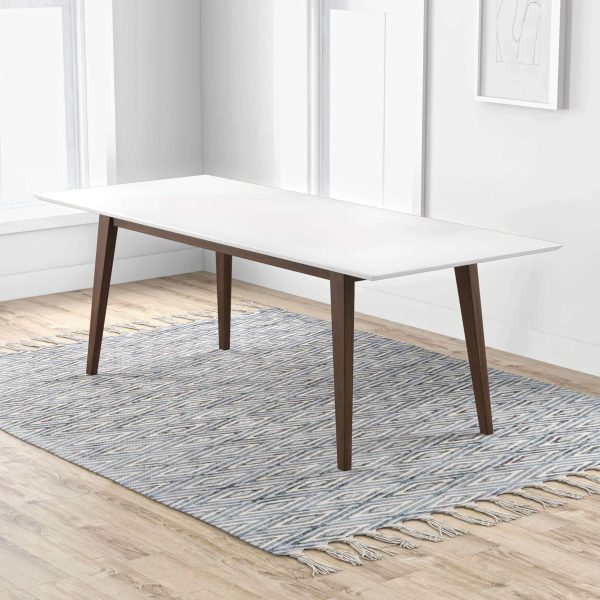 Levi Modern Style Solid Wood Rectangular Dining Kitchen Table