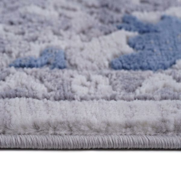 Marfi Blue - Silver Rug Size 5'3'' x 7'6''