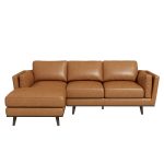 Chase Genuine Leather Sectional Left Facing