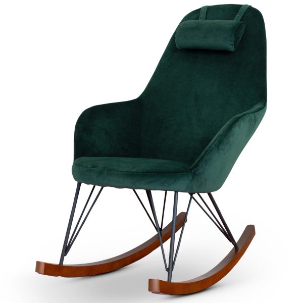 Chloe Mid Century Modern Rocker Livingroom And Bedroom Chair