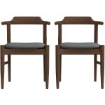 Daisy Gray Fabric Dining Chair (Set Of 2)