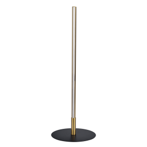 Dimond Black LED Table Lamp with On/Off Switch Round Metal Base