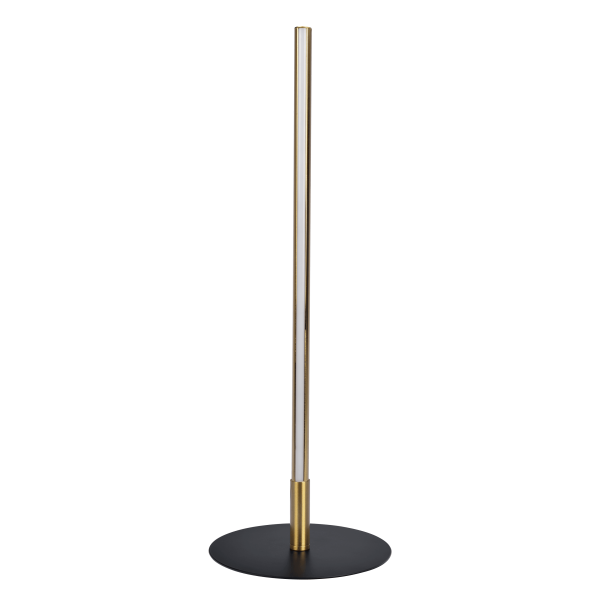 Dimond Black LED Table Lamp with On/Off Switch Round Metal Base