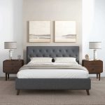 Graceville  Queen Fabric Platform Bed