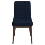 Kate  Dark Blue Fabric Dining Chair (Set Of 2)