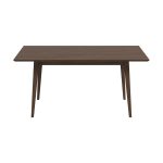 Levi Modern Style Solid Wood Rectangular Dining Kitchen Table 63"