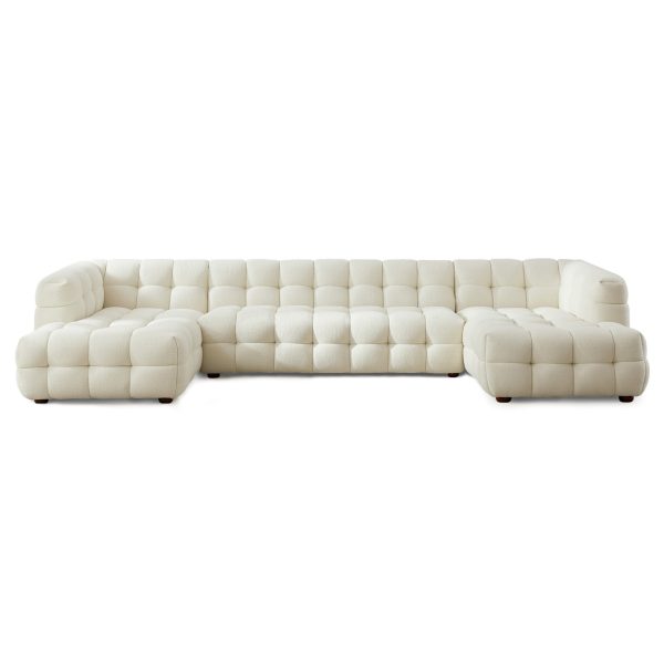 Morrison U Shape Corner Sofa (Cream Boucle)